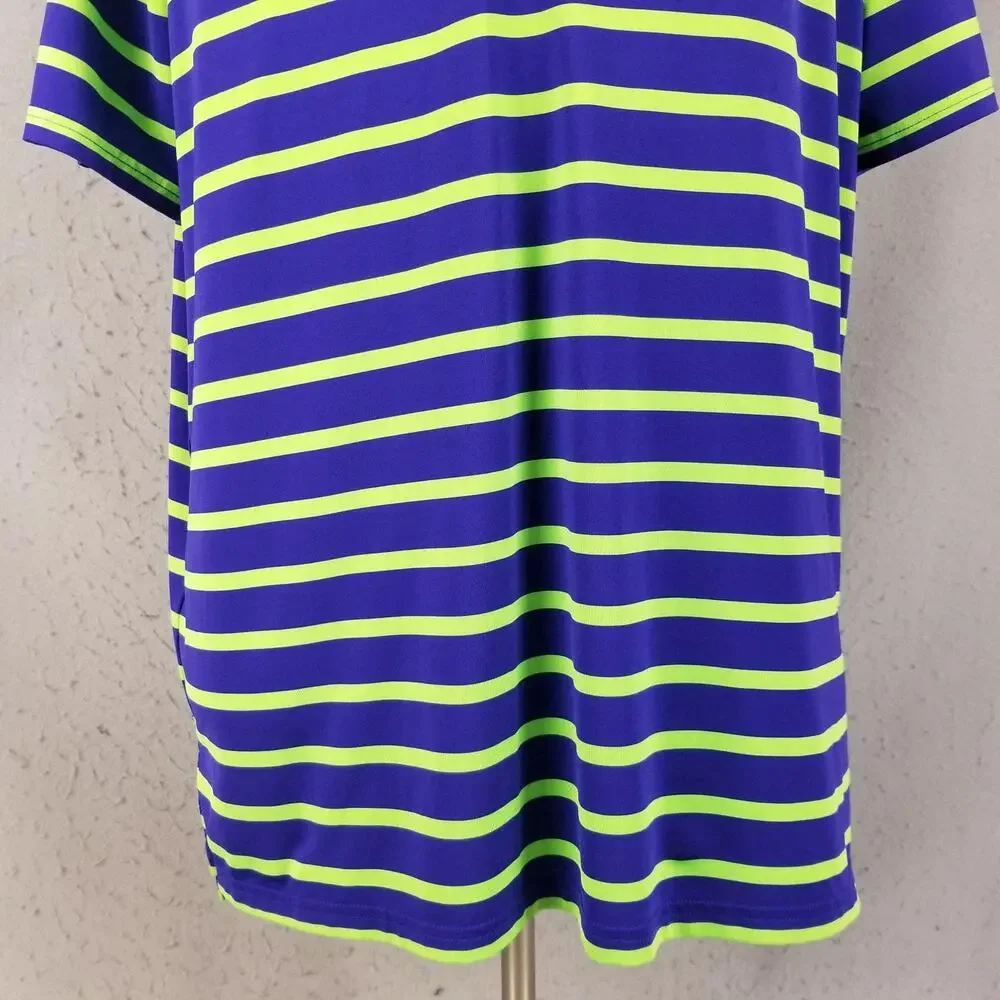 Ralph Lauren RLX Polo Shirt Mens XL Striped 2017 US Open Erin Hills Golf‎